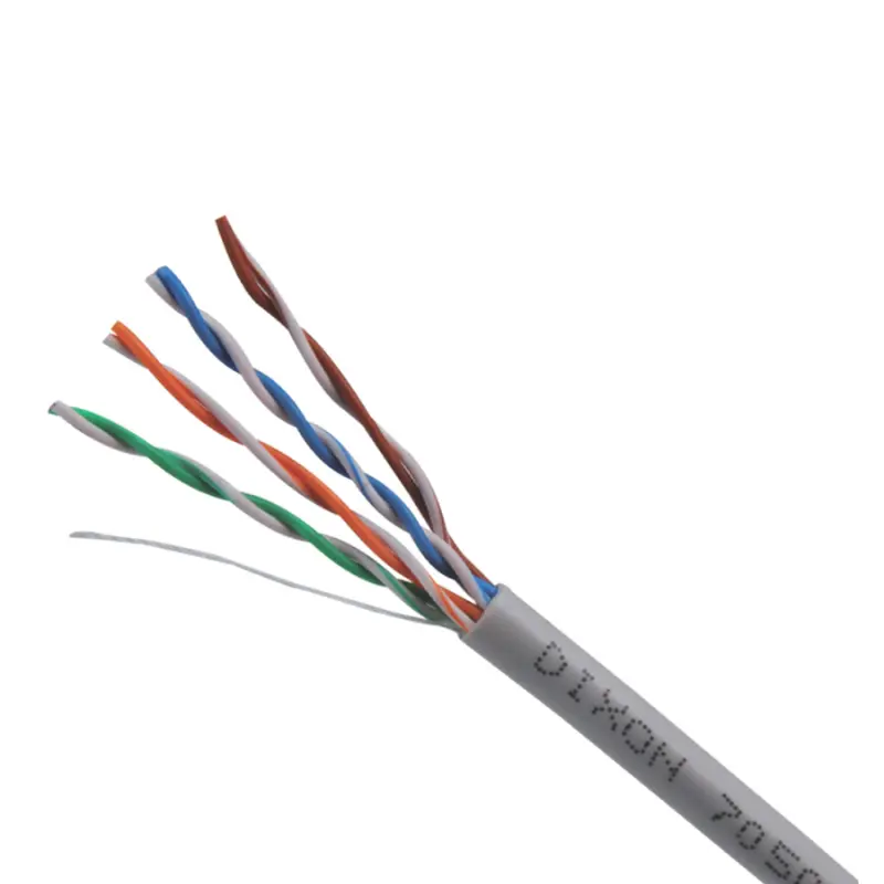 FUTP Cat 5e CCA 4 pares 0,5 mm – 305 m – Gris
